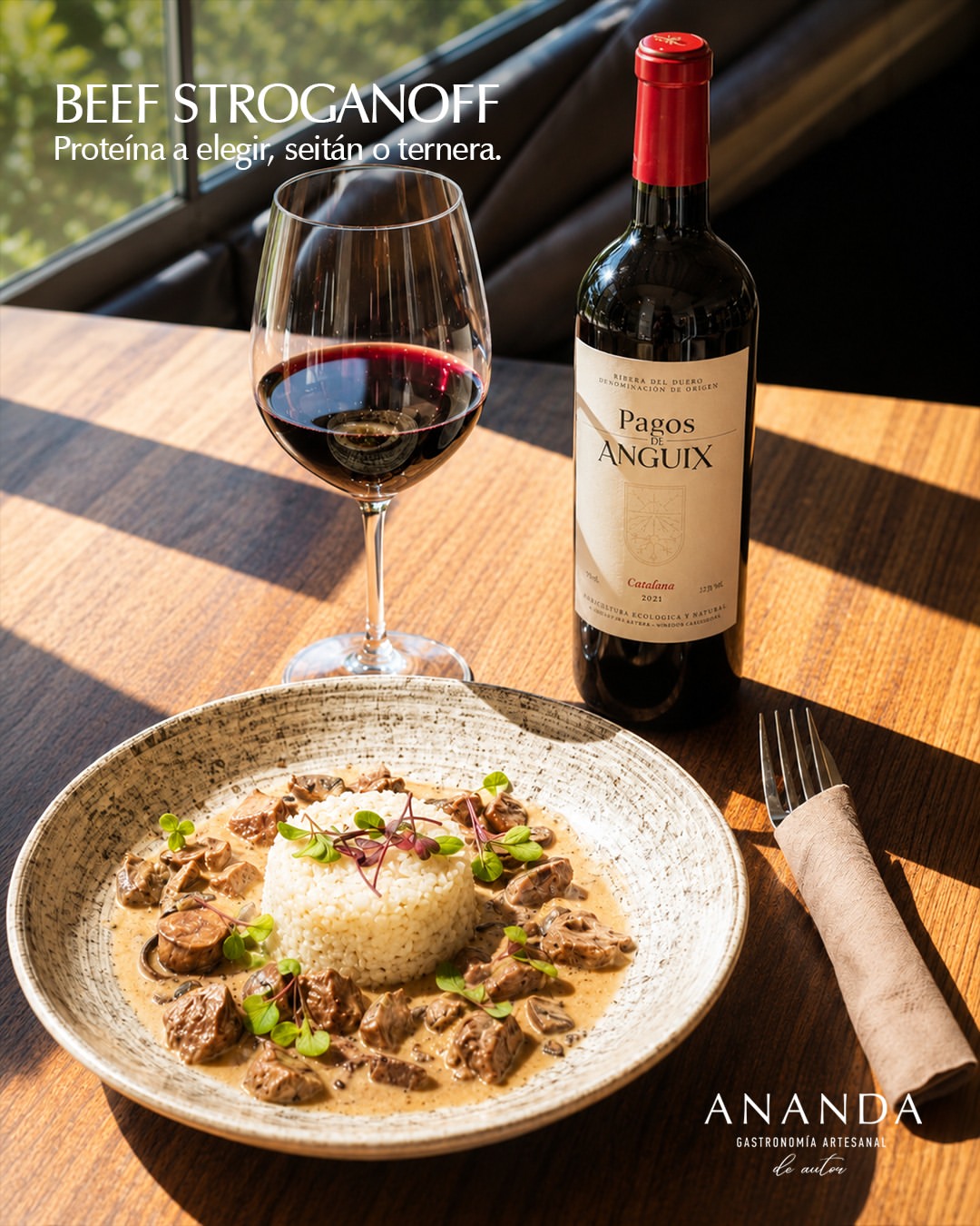 Beef Stroganoff artesanal